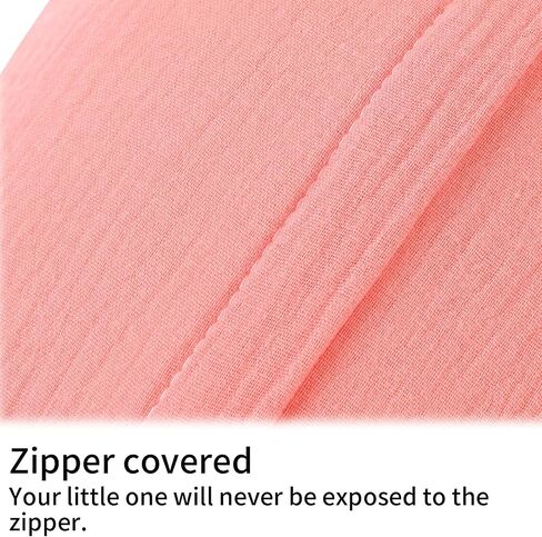 Onacosht Muslin Nursing Pillow Cover Soft 100% Cotton Feeding Pillow Slipcover Fits Standard Infant Nursing Pillow for Baby Boy and Girl, Fog in Saudi Arabia