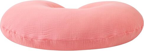 Onacosht Muslin Nursing Pillow Cover Soft 100% Cotton Feeding Pillow Slipcover Fits Standard Infant Nursing Pillow for Baby Boy and Girl, Fog in Saudi Arabia
