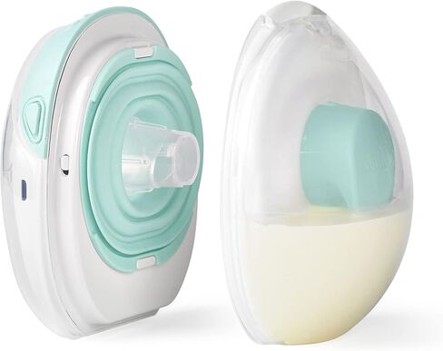 Willow Go Single Electric Breast Pump | Willow Wearable Breast Pump, Cord Free, Hands Free Breast Pump | Discreet and Quiet in Bra Design with app Control | 24mm Flange in Saudi Arabia