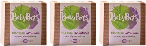 محلول مناديل مبللة من شركة بيبي بيتس - يصنع 1000 منديل طبيعي، صنع في الولايات المتحدة الأمريكية (3 عبوات) in Kuwait