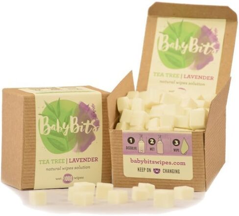 محلول مناديل مبللة من شركة بيبي بيتس - يصنع 1000 منديل طبيعي، صنع في الولايات المتحدة الأمريكية (3 عبوات) in Kuwait