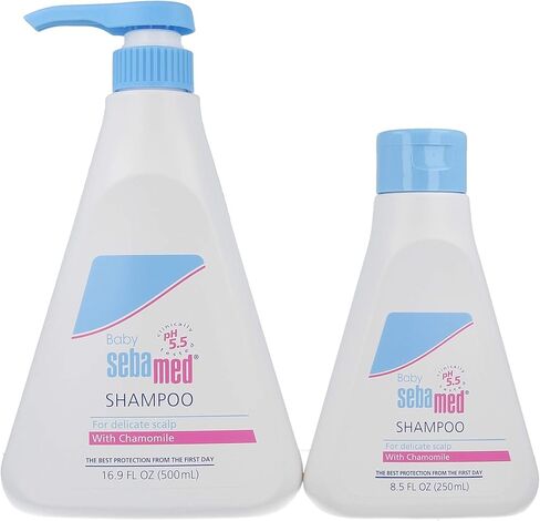شامبو الأطفال سيباميد - منظف لطيف للغاية لشعر الطفل الحساس وفروة رأسه (500 مل + 250 مل عبوة اقتصادية) in Kuwait