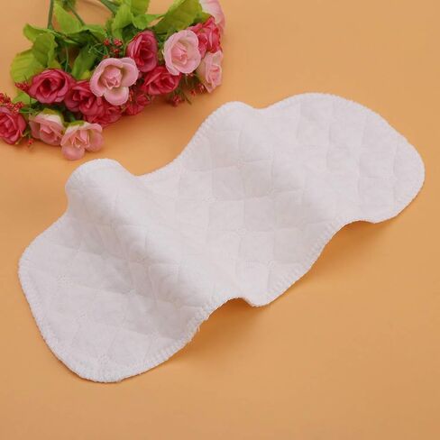 Baby Cloth Diaper, 10pcs Soft&Breathable Baby Toddler Cotton Modern Cloth Diaper Nappy Liners Insert(Insert 3 Layers) in Saudi Arabia