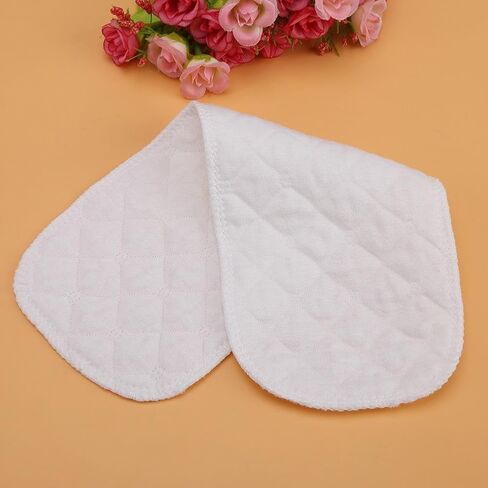 Baby Cloth Diaper, 10pcs Soft&Breathable Baby Toddler Cotton Modern Cloth Diaper Nappy Liners Insert(Insert 3 Layers) in Saudi Arabia