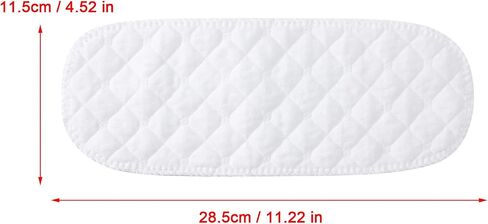 10PCS Three-Layers Cotton Diaper Reusable Solid Casual Infant Baby Cloth Diaper Covers Nappy Liners Insert (Three Layers - S, 30x11cm / 11.81x4.33in) in Saudi Arabia