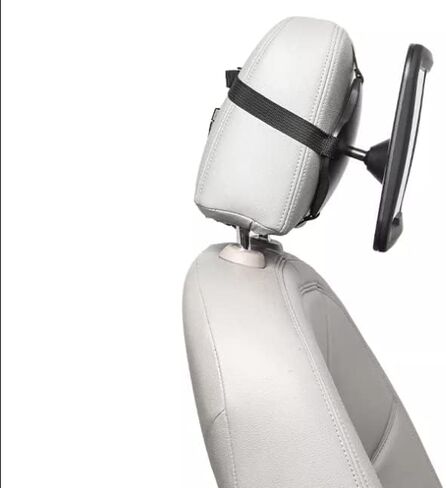 Baby Car Mirror Rear View - 360 ° Adjustable Extra Wide Crystal Clear & Shatterproof Car Seat Mirror | Back Seat Baby Essentials to See Rear Facing Infants, Babies, Kids, Child & New born in Kuwait