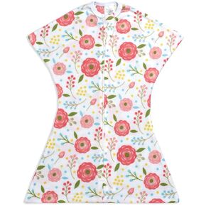 قماط SleepingBaby Zipadee-Zip Transition - كيس نوم من الصوف للأطفال مزود بسحاب - خشخاش جميل، صغير جدًا (3-6 أشهر) in Kuwait