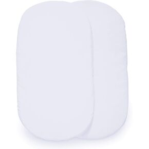 Delta Children Fitted Bassinet Sheet Set, 2-Pack – Compatible with The Following Bassinets: 27201, 27202, 27302 and 27303 in Saudi Arabia