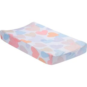 Bedtime Originals Rainbow Hearts Pink/Purple Baby/Infant Changing Pad Cover in Kuwait