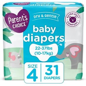 حفاضات أطفال جافة ولطيفة من بارينتس تشويس، مقاس 4، 31 حفاضة in Kuwait