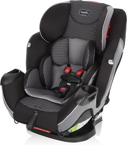 Evenflo Symphony All-in-One Convertible Car Seat with FreeFlow (Olympus Black) in Saudi Arabia