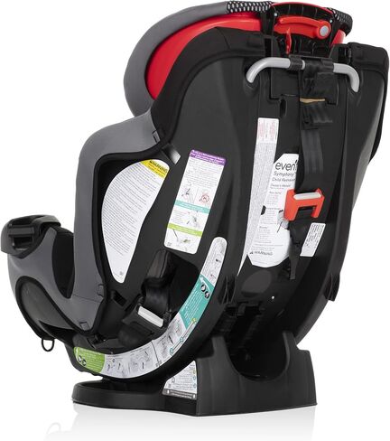Evenflo Symphony All-in-One Convertible Car Seat with FreeFlow (Olympus Black) in Saudi Arabia