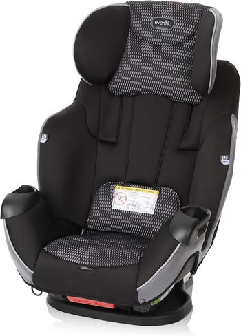 Evenflo Symphony All-in-One Convertible Car Seat with FreeFlow (Olympus Black) in Saudi Arabia