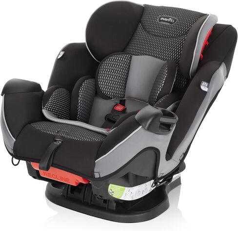 Evenflo Symphony All-in-One Convertible Car Seat with FreeFlow (Olympus Black) in Saudi Arabia