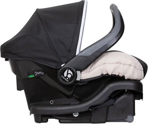 Baby Trend Ally Newborn Baby Infant Car Seat Carrier Travel System with Harness and Extra Cozy Cover for Babies Up to 35 Pounds, Modern Khaki in Saudi Arabia