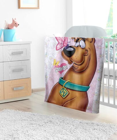 Scooby Doo Soft Fleece Baby Blanket for Infant Toddler, All Season Cozy Crib Throw 30"x40" Butterfly in Saudi Arabia