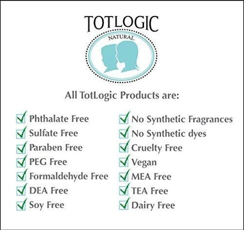 TotLogic Kids & Baby Safe Conditioner - 8 oz, Lavender Bliss, Infused with Natural Jojoba Oil and Rich in Antioxidants to Detangler Hair, No Phthalates, Parabens or Sulfates in Saudi Arabia