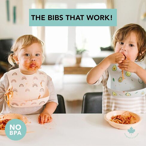 Loulou Lollipop Soft, Waterproof Silicone Feeding Bib for Babies and Toddlers in Kuwait
