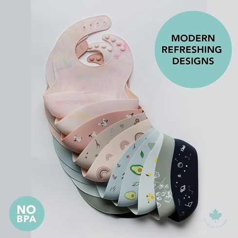 Loulou Lollipop Soft, Waterproof Silicone Feeding Bib for Babies and Toddlers in Kuwait