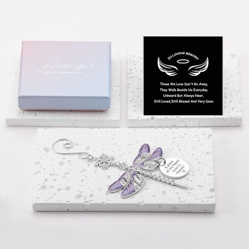 في ذكرى أحبائك هدايا اليعسوب للنساء سحر اليعسوب التذكاري، قطعة من قلبي تعيش في الجنة هدية اليعسوب التذكارية المفقودة هدية واحدة in Kuwait