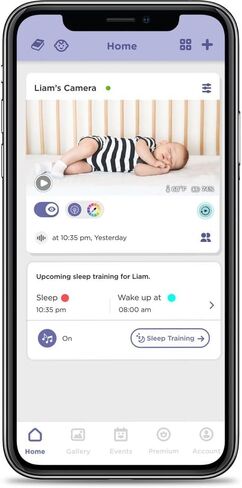 Hubble Connected Nursery Pal Cloud Twin Smart Connected, Wi-Fi Enabled Baby Monitor with 5-inch HD Color Parent Unit Viewer, 2-Camera Units in Saudi Arabia