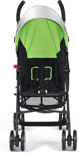 HONEY JOY Baby Lightweight Stroller, Compact Travel Stroller for Airplane, Adjustable Backrest & Canopy, 5-Point Harness, Cup Holder, Storage Basket, Foldable Umbrella Stroller for Toddlers (Black) in Saudi Arabia