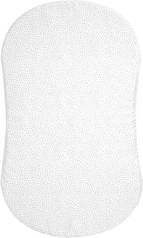 HALO BassiNest Fitted Sheet – 100% Cotton, Soft and Breathable Bassinet Sheet for Babies, 30" x 16" Pre-Shrunk Sheet, Pebble in Saudi Arabia