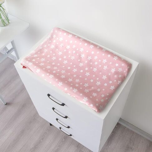 Changing Pad Cover for Boys Girls 4 Pack, Lovely Print Soft Unisex Diaper Change Table Sheets, Fit 32"x16" Contoured Pad, Comfy Cozy 4-Pack Cradle Sheets in Kuwait