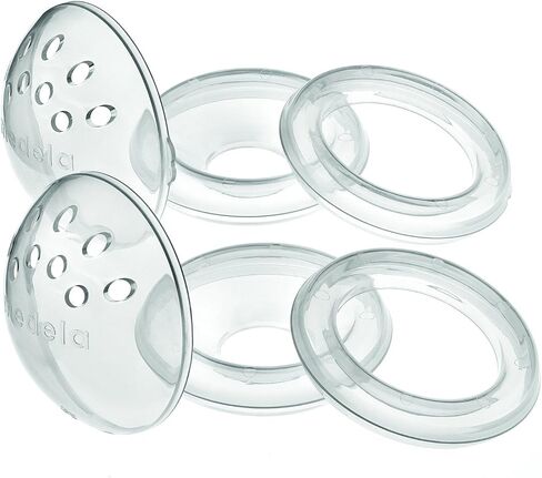Medela TheraShells Breast Shells, Protect Sore, Flat, or Inverted Nipples While Pumping or Breastfeeding, Natural Appearance and Exceptional Comfort, Made Without BPA in Saudi Arabia