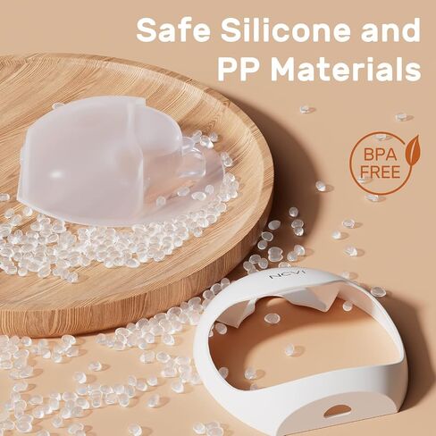 NCVI Breast Milk Collector, Milk Catcher, Breast Shells Protect Sore Nipples for Breastfeeding, Reusable Breastmilk Saver, Wearable Nursing Cups, Letdown Catch Discreet, BPA Free, 2.3oz/70ml, 1PIC in Saudi Arabia