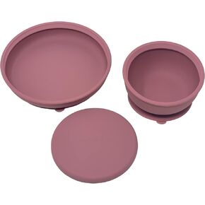 | Silicone Assist Plate and Assist Bowl Combo Pack for Toddler and Baby | Suction Bowl and Plate| Baby-Led Feeding (Citadel) in Saudi Arabia