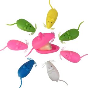 Teeth Storage Box, Lovely Baby Milk Tooth Fairy Box Tooth Organizer Teeth Saver with Mouse Shape Cases Gift for Kids Tooth Fairy Box Special for Kids Keepsake(50 Pieces)