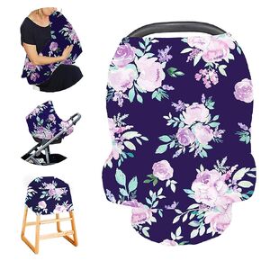 Car Seat Covers for Babies, No Touching Sign Car seat Canopy, Infant Stroller Covers for Newborn Girl Boy, Multiuse Nursing Covers for Breastfeeding, Ultra-Soft Breathable, High Chair Cover, Black