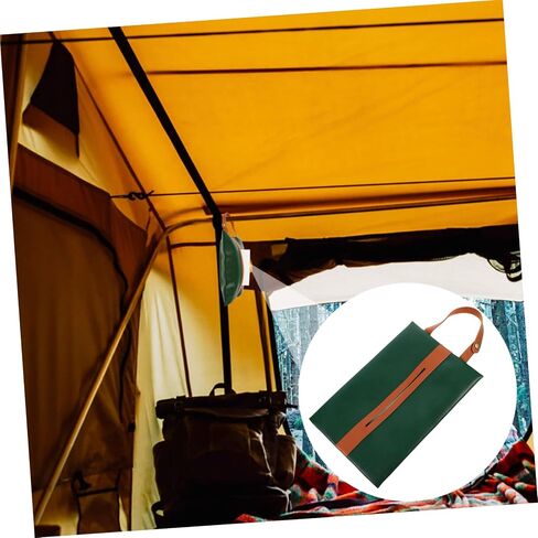 Beatifufu 1pc Paper Sleeve Diaper Bag Dispenser Baby Wipes Tissue for Car Outdoor Napkin Organizer Car Tissue Fabric Tissue Box for Car Nylon Dark Green Hanging Tissue Bag Tissue Organizer in Kuwait