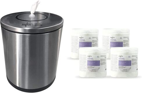 Zogics Tabletop Stainless Steel Wipe Dispenser in Kuwait