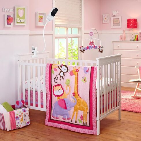 Clamp Mount for Owlet Cam and Owlet Cam 2, Flexible Baby Monitor Holder Crib Mount Without Tools or Wall Damage - White in Saudi Arabia