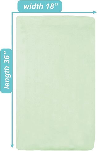 American Baby Company 100% Cotton Knit Fitted 18" x 36" Cradle/Bassinet Sheet - Compatible with Mika Micky Bassinet, Baby Blue, Soft Breathable, for Boys and Girls in Saudi Arabia