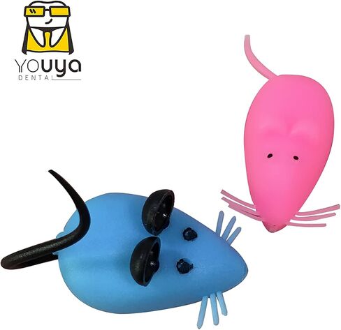 Teeth Storage Box, Lovely Baby Milk Tooth Fairy Box Tooth Organizer Teeth Saver with Mouse Shape Cases Gift for Kids Tooth Fairy Box Special for Kids Keepsake(50 Pieces) in Saudi Arabia