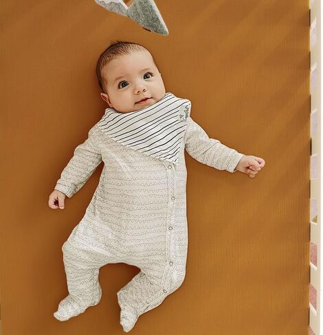 GRSSDER Soft Muslin Crib Sheet 1 Pack, 100% Cotton Crib Sheets for Boys and Girls, Fit Standard Crib Mattresses 52" x 28" Safe and Snug, Fall Yellow in Saudi Arabia