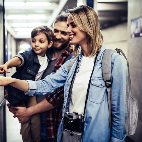 TETHYS Diaper Bag Backpack [Multifunction Waterproof Travel Back Pack] Maternity Baby Nappy Changing Bag Ideal for Mom and Dad, Large Capacity and Stylish Organizer for Baby Care - Gray in Kuwait