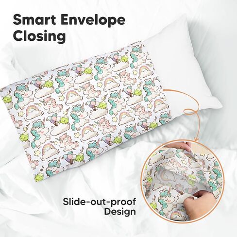 KeaBabies Toddler Pillow with Pillowcase Toddler Pillowcase for 13X18 Pillow - 13x18 My Little Dreamy Pillow - Organic Toddler Pillow Case for Boy, Kids in Saudi Arabia