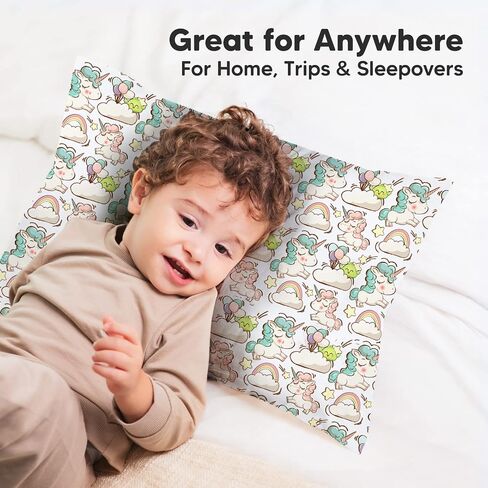 KeaBabies Toddler Pillow with Pillowcase Toddler Pillowcase for 13X18 Pillow - 13x18 My Little Dreamy Pillow - Organic Toddler Pillow Case for Boy, Kids in Saudi Arabia