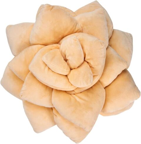 Green Philosophy Co. Plush Leaf Pillow - 3D Accent Succulent Leaf Throw Pillow for Couch Sofa Living Room Home Decor for Plant Lovers, Garden Lovers, Green Thumb Family & Friends in Kuwait
