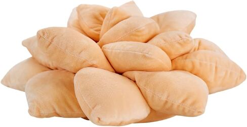 Green Philosophy Co. Plush Leaf Pillow - 3D Accent Succulent Leaf Throw Pillow for Couch Sofa Living Room Home Decor for Plant Lovers, Garden Lovers, Green Thumb Family & Friends in Kuwait