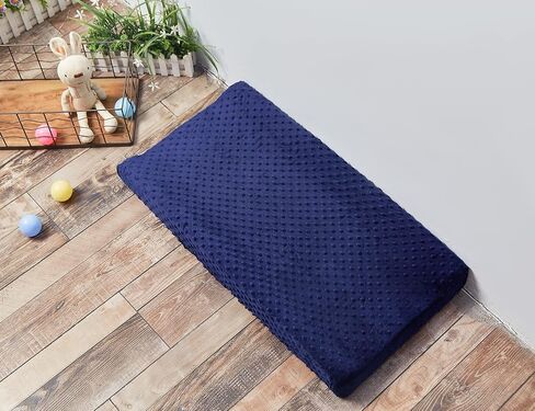 Changing Pad Cover Super Soft Dots Skin-Friendly | Breathable Wipeable Changing Table Sheets for Baby Boy and Baby Girl （Black） in Saudi Arabia