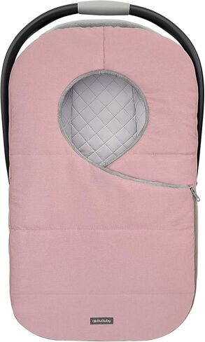 liuliuby Winter Carseat Covers for Baby | Infant Car Seat Cover Baby | Doona Accessories | Warm & Thick Fleece Canopy for Infant & New Born Cold Weather (Black) in Saudi Arabia