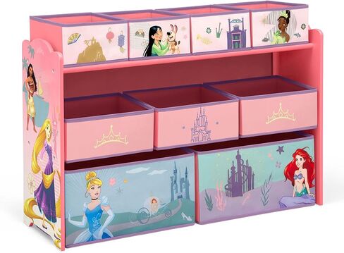 Disney Mickey Mouse Deluxe 9 Bin Design and Store Toy Organizer by Delta Children, Greenguard Gold Certified in Kuwait
