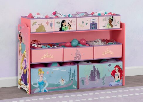 Disney Mickey Mouse Deluxe 9 Bin Design and Store Toy Organizer by Delta Children, Greenguard Gold Certified in Kuwait