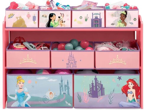 Disney Mickey Mouse Deluxe 9 Bin Design and Store Toy Organizer by Delta Children, Greenguard Gold Certified in Kuwait