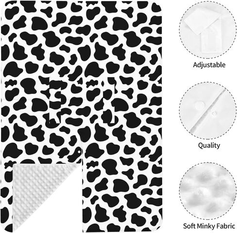 Brown Black Cow Print Car Seat Covers for Babies,Baby Car Seat Canopy Cover for Newborn Mom Multi Use Nursing Cover for Breastfeeding Baby Stuff for Newborn Infant Boys Girls Shower Gift in Kuwait